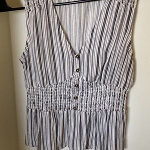 striped tank blouse